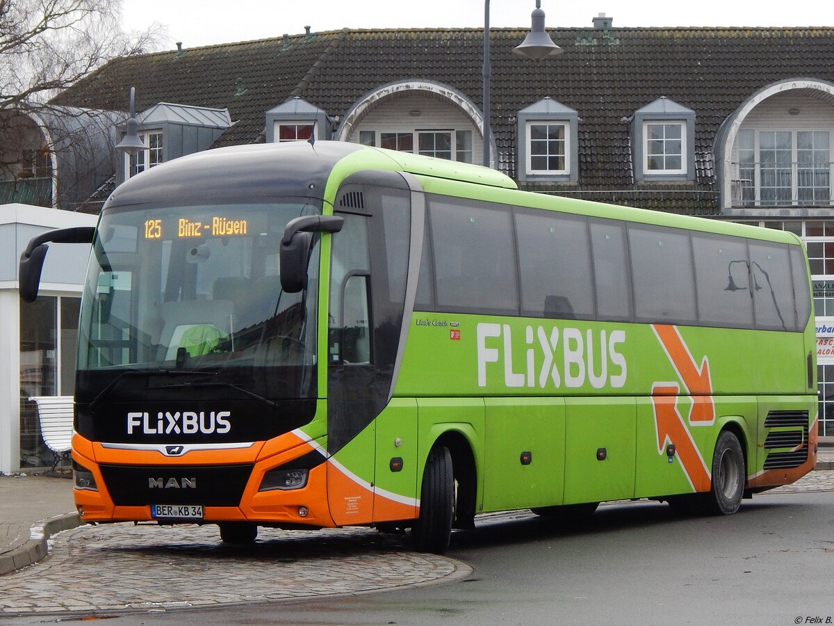 MAN Lion's Coach von FlixBus/Karsten Brust aus Deutschland in Binz. 