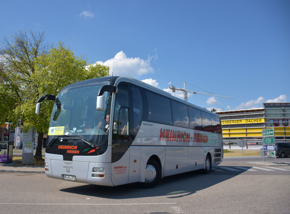 MAN Lion`s Coach von Heinrich Reisen aus der BRD 2017 in Krems.