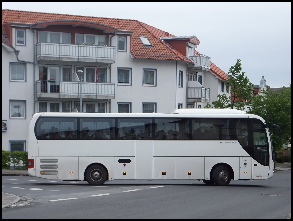 MAN Lion's Coach von Jabo aus Deutschland in Sassnitz.