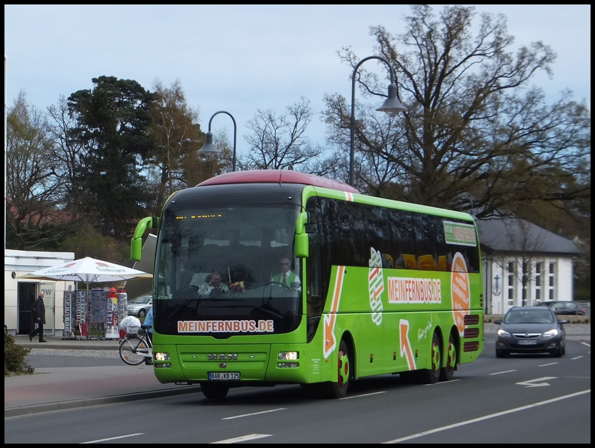 MAN Lion's Coach von MeinFernBus/Omnibusbetrieb Karsten Brust aus Deutschland in Binz.