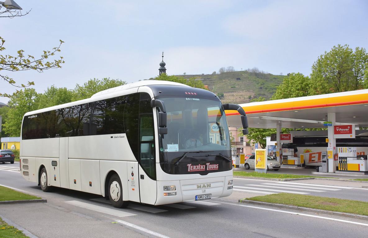 MAN Lion`s Coach von Terjeki Tours aus Ungarn in Krems.