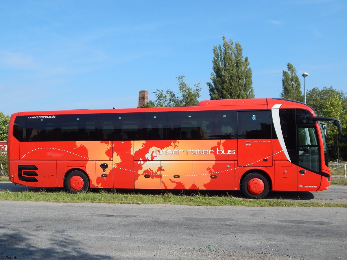 MAN Lion's Coach von URB aus Deutschland in Rostock.