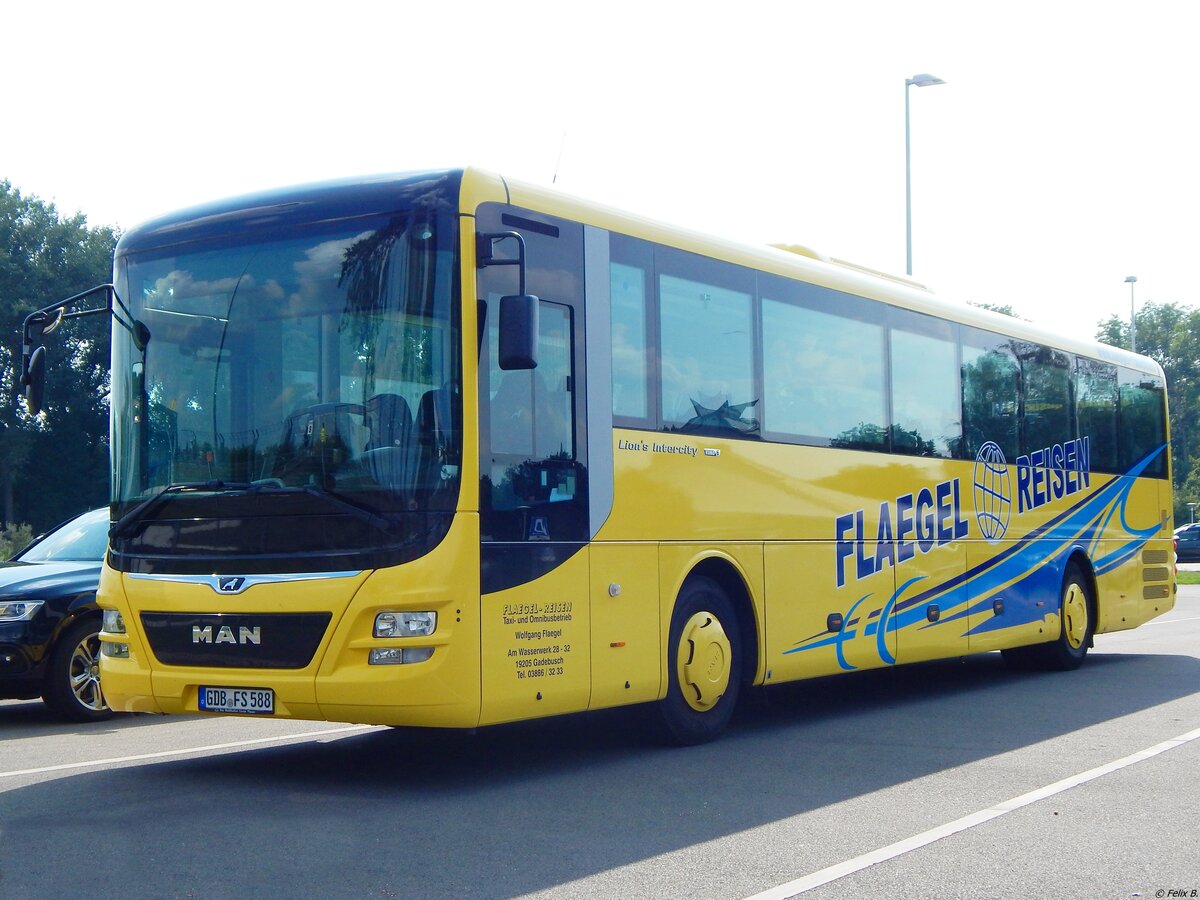 MAN Lion's Intercity von Flaegel Reisen aus Deutschland in Neubrandenburg.