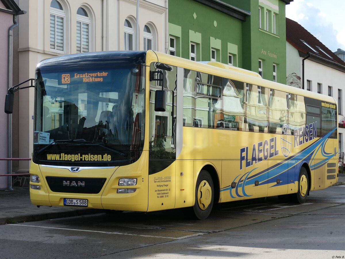 MAN Lion's Intercity von Flaegel Reisen aus Deutschland in Neubrandenburg.