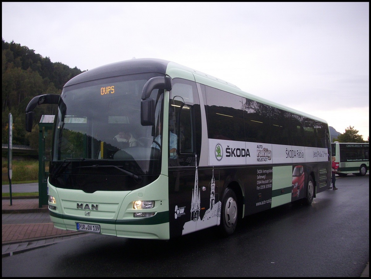 MAN Lion's Regio der Oberelbische Verkehrsgesellschaft in Bad Schandau.