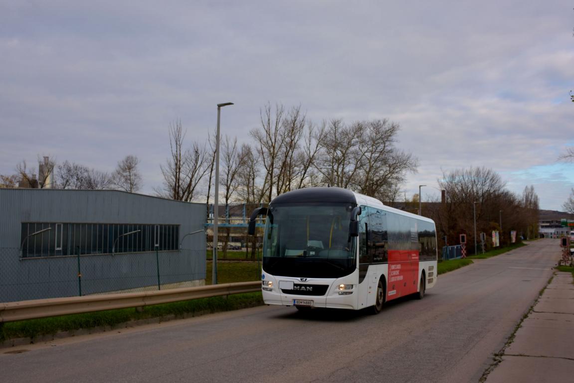 MAN Lion`s Regio der BB Bundesdienste im Okt. 2017 in Krems gesehen.