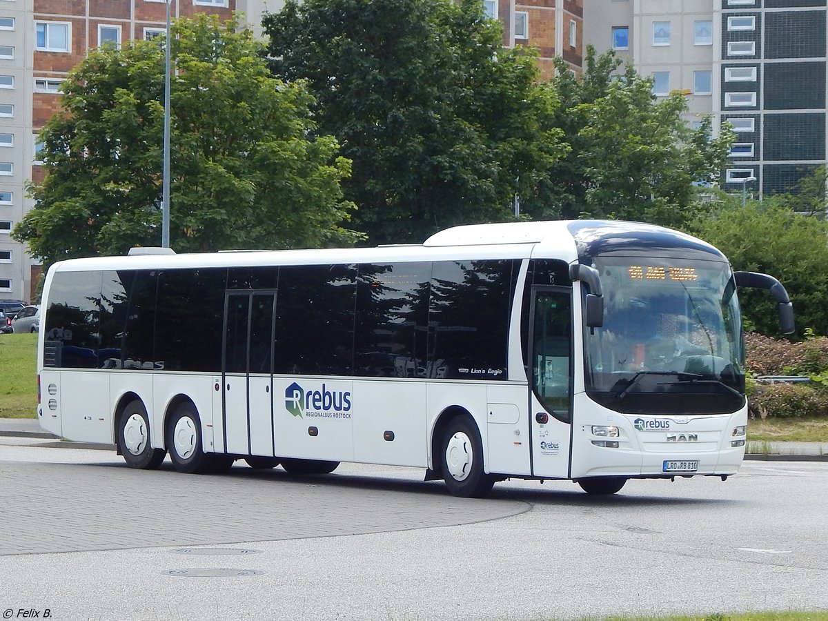 MAN Lion's Regio von Regionalbus Rostock in Rostock.