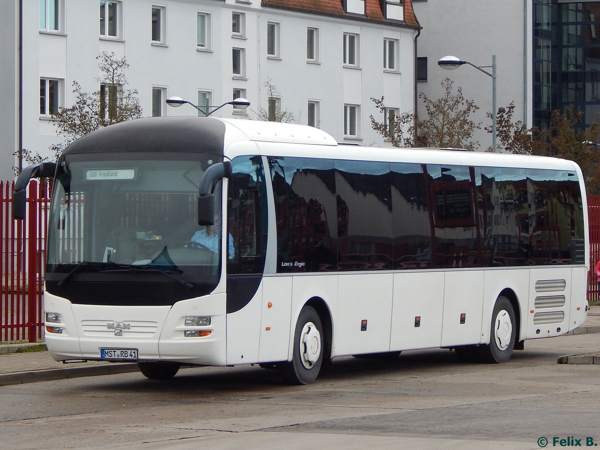 MAN Lion's Regio von Rohloff aus Deutschland in Neubrandenburg.