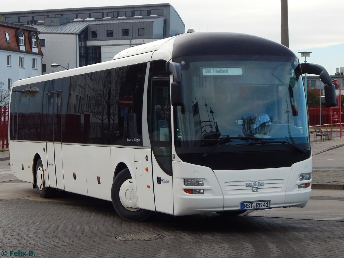 MAN Lion's Regio von Rohloff aus Deutschland in Neubrandenburg.