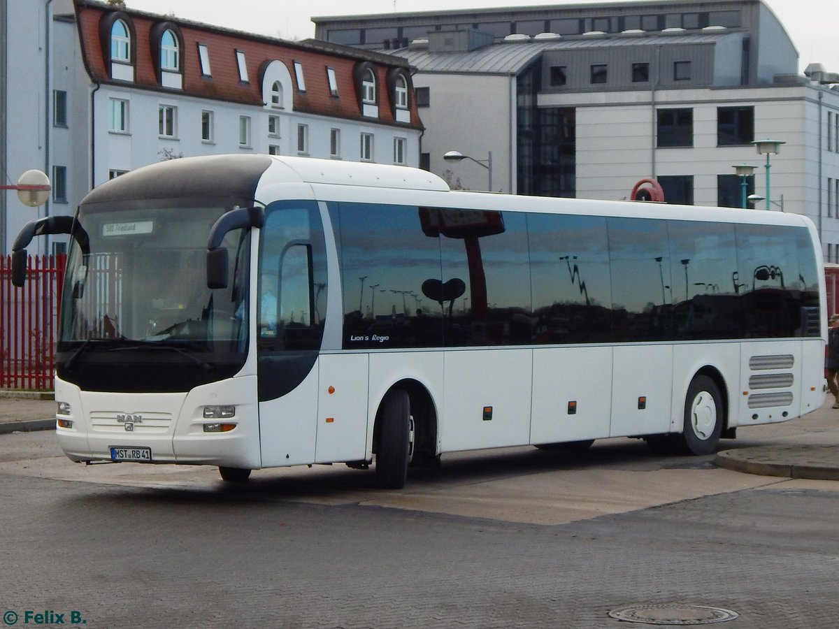 MAN Lion's Regio von Rohloff aus Deutschland in Neubrandenburg.