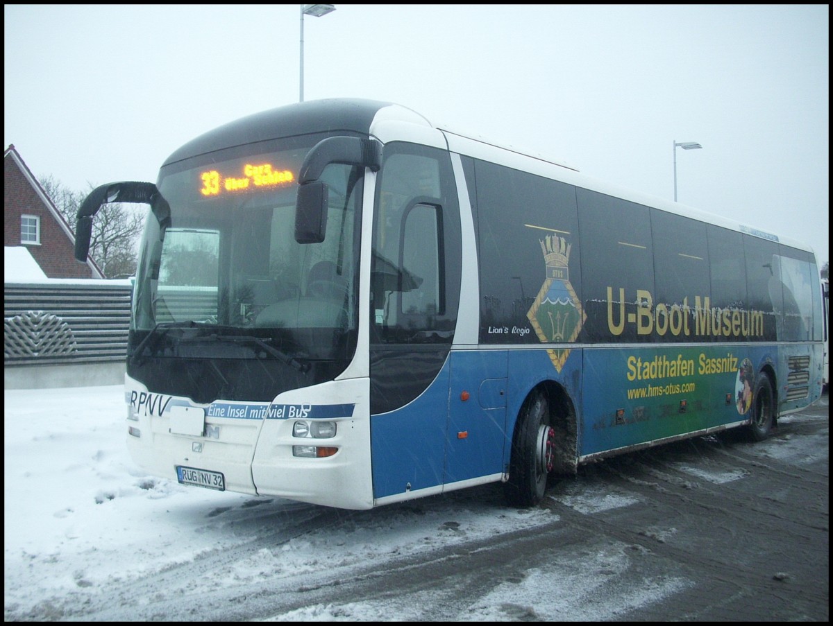 MAN Lion's Regio der RPNV in Bergen.