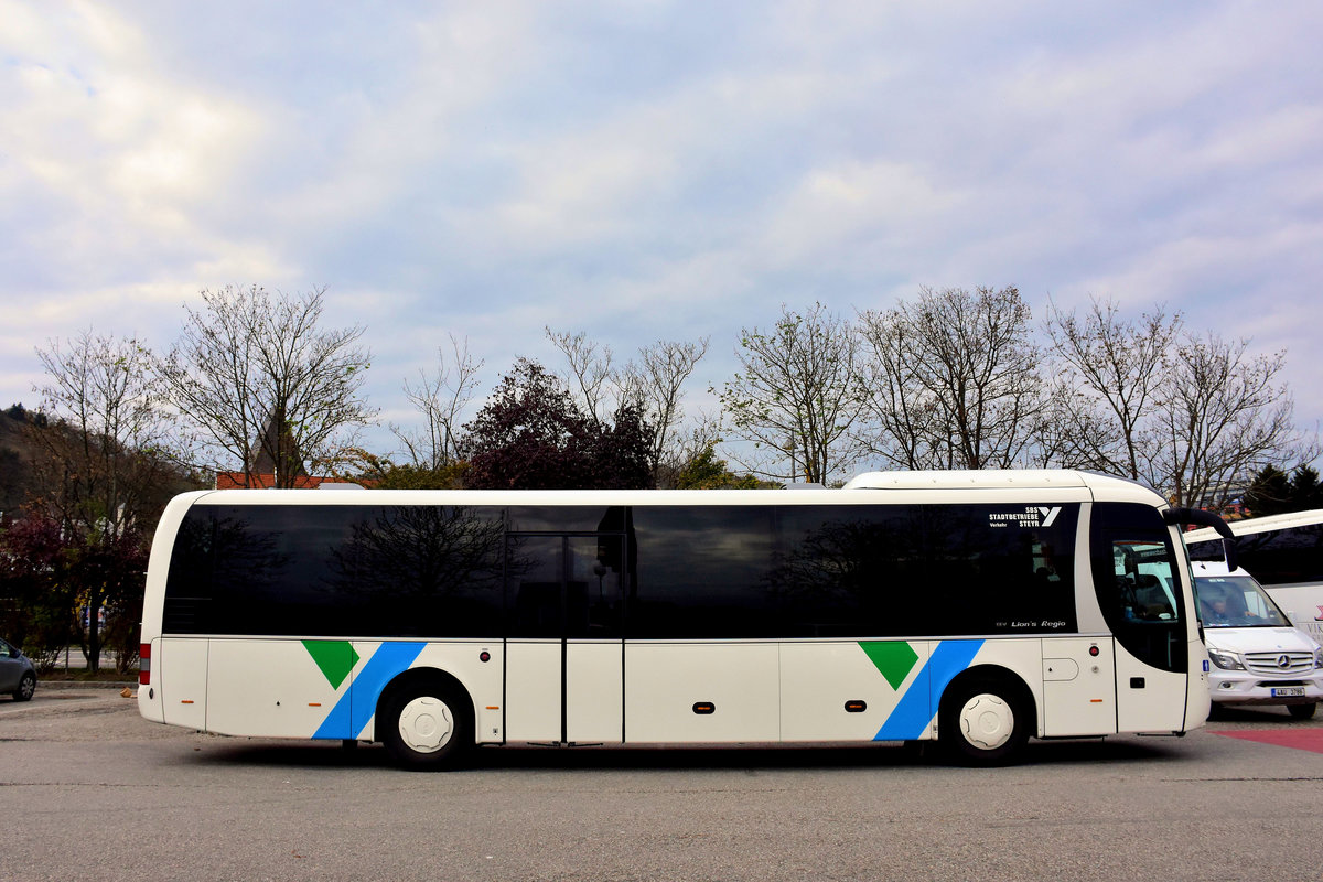 MAN Lion`s Regio von den SBS (Steyrische Stadtbetriebe) in Krems.