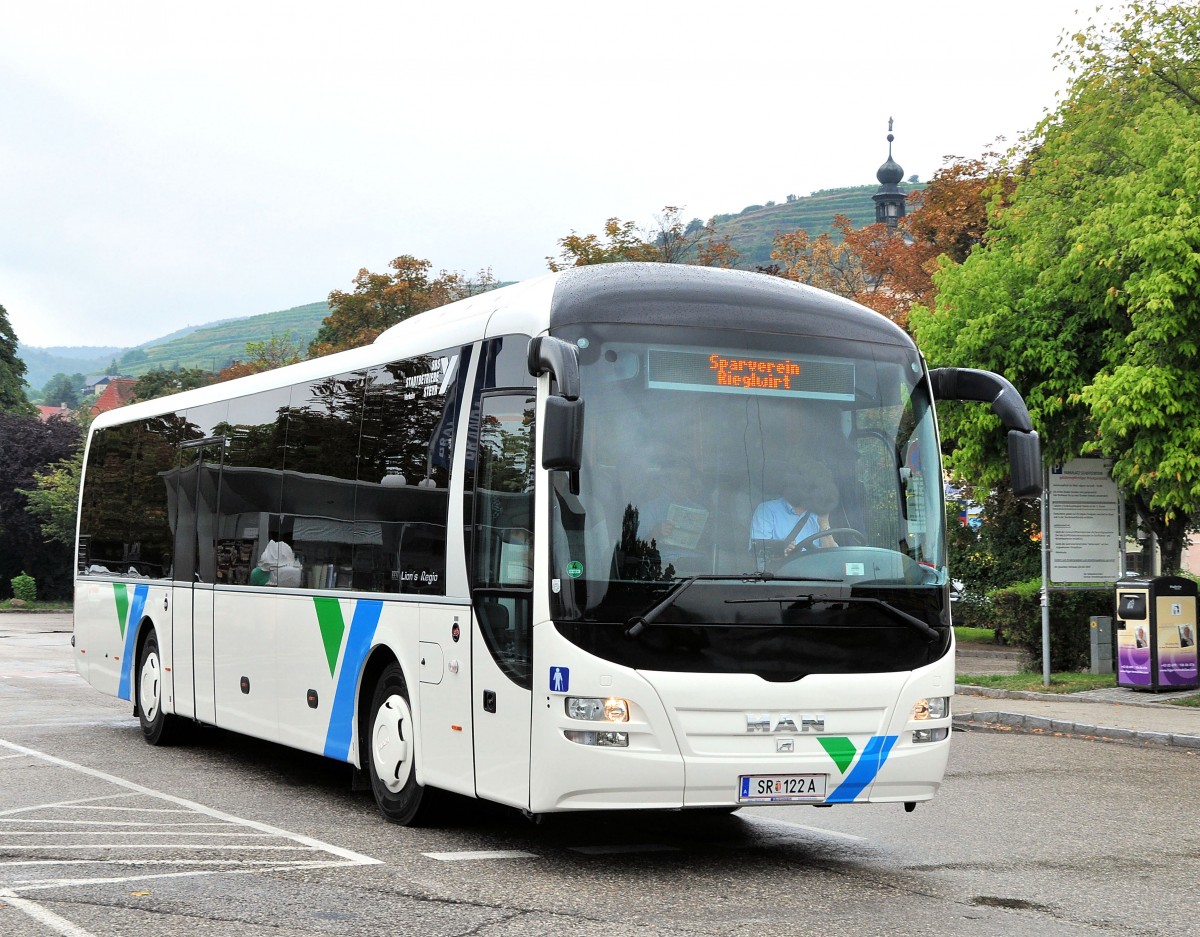 MAN LION`s REGIO der Stadtbetriebe Steyr/sterreich im August 2013 in Krems gesehen.