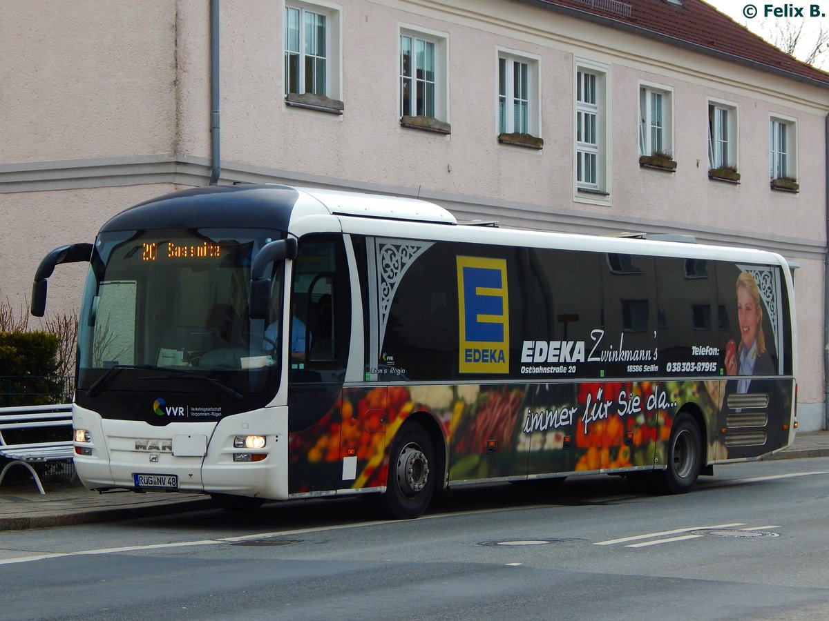 MAN Lion's Regio der VVR in Sassnitz.