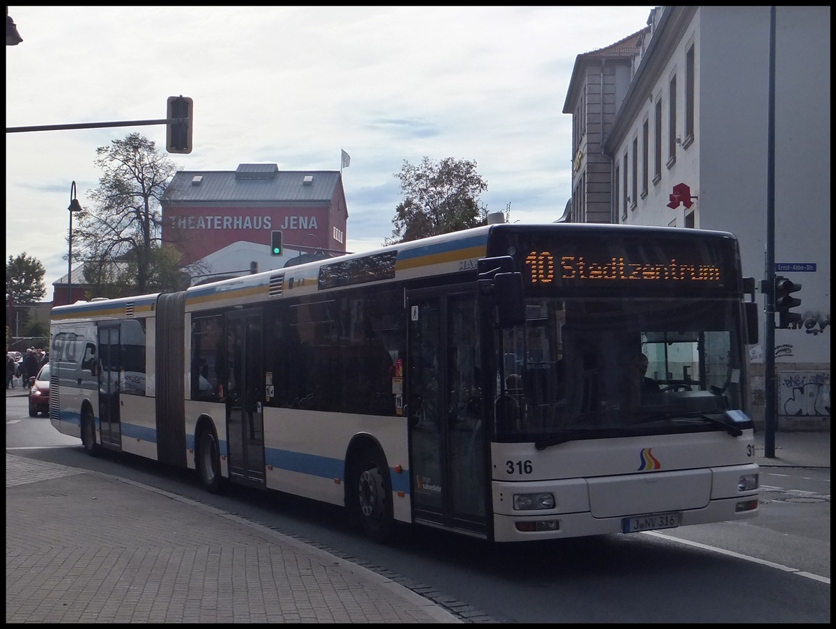 MAN Niederflurbus 2. Generation von JeNah in Jena.