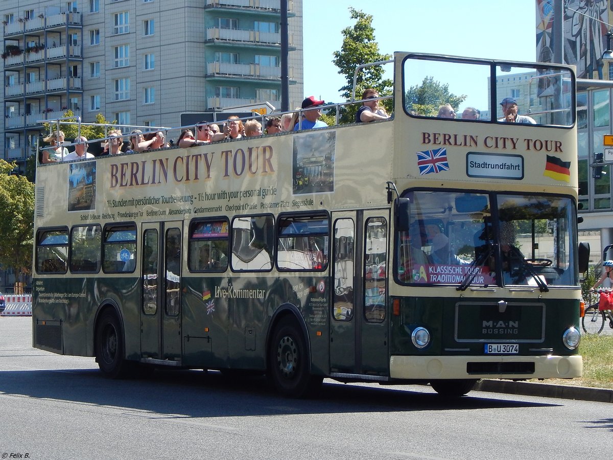 MAN SD 200 von Berlin City Tour in Berlin.