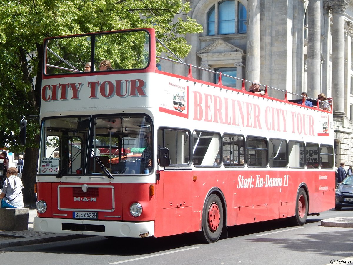 MAN SD 200 von Eick's Rundfahrten Berlin aus Deutschland in Berlin. 