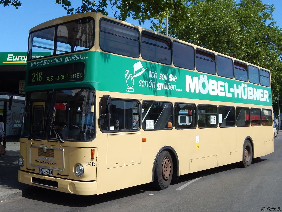 MAN SD 200 von Traditionsbus GmbH Berlin aus Deutschland in Berlin.