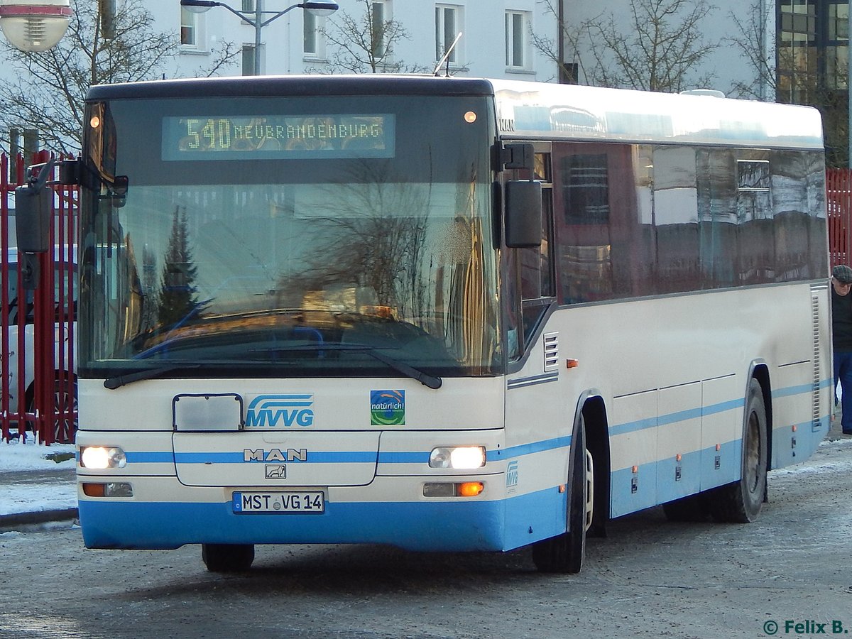 MAN SÜ 283 der MVVG in Neubrandenburg.