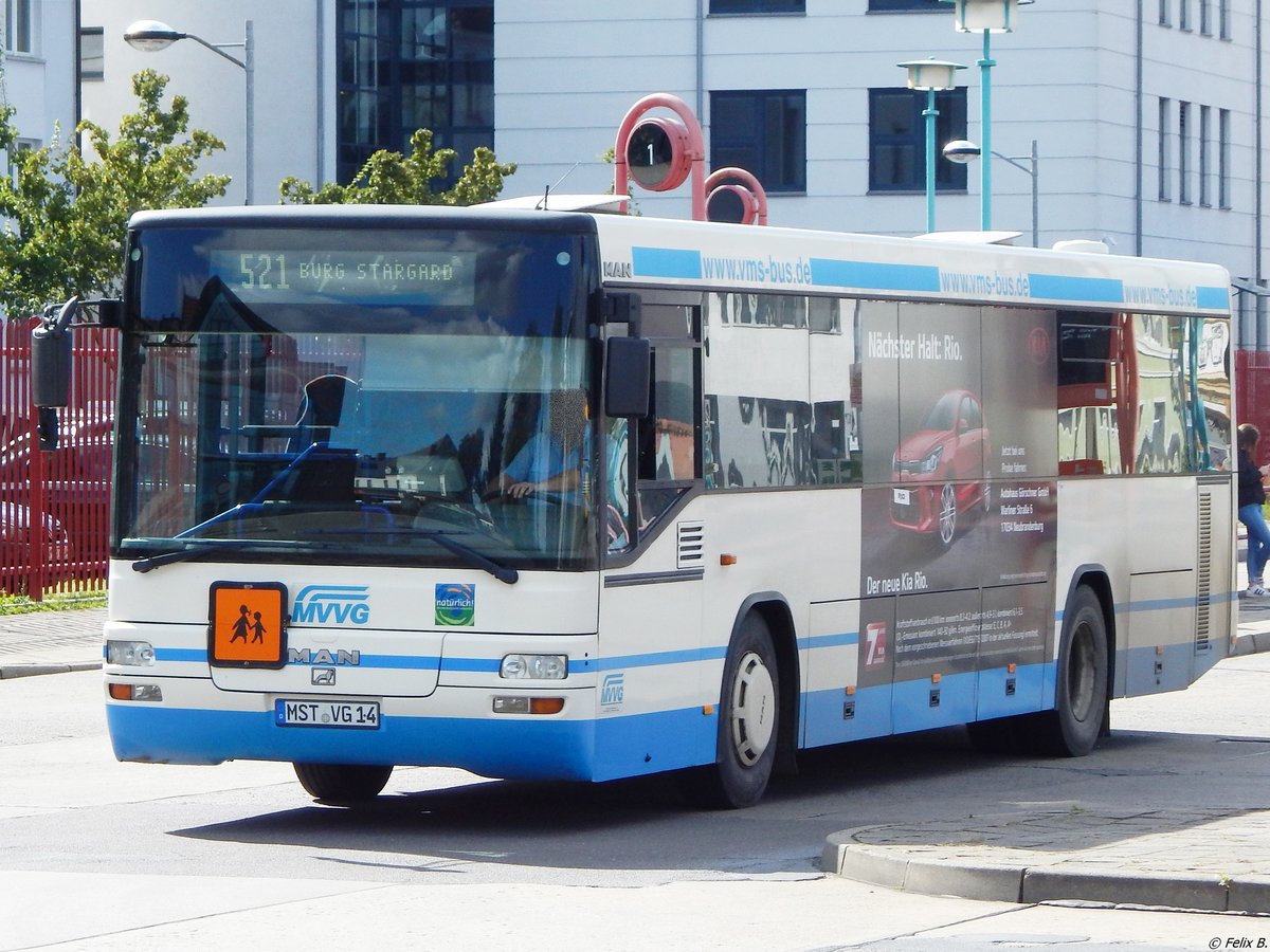 MAN SÜ 283 der MVVG in Neubrandenburg.