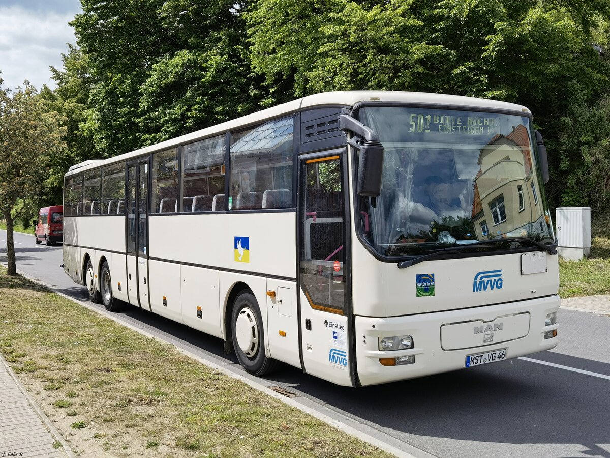 MAN ÜL 313 der MVVG in Burg Stargard.