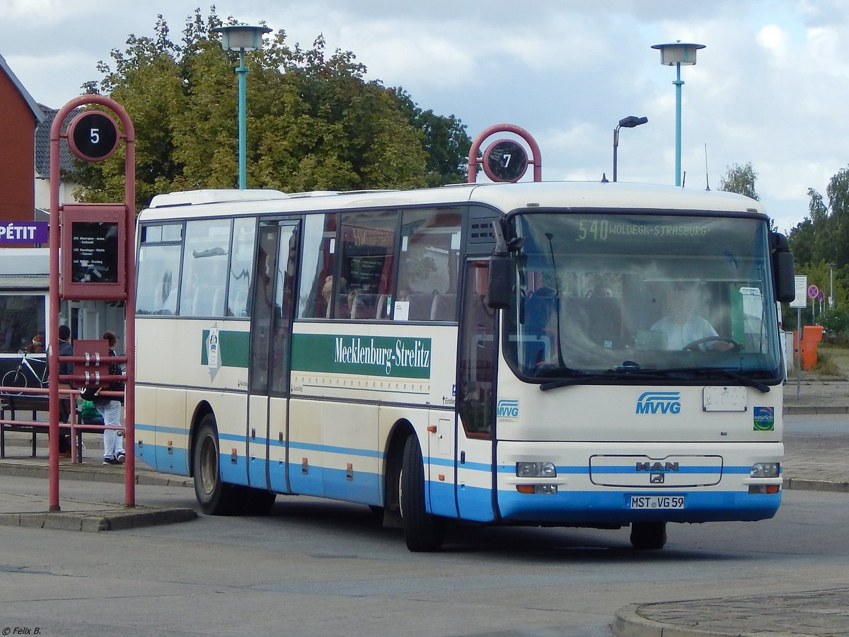 MAN ÜL 313 der MVVG in Neubrandenburg.