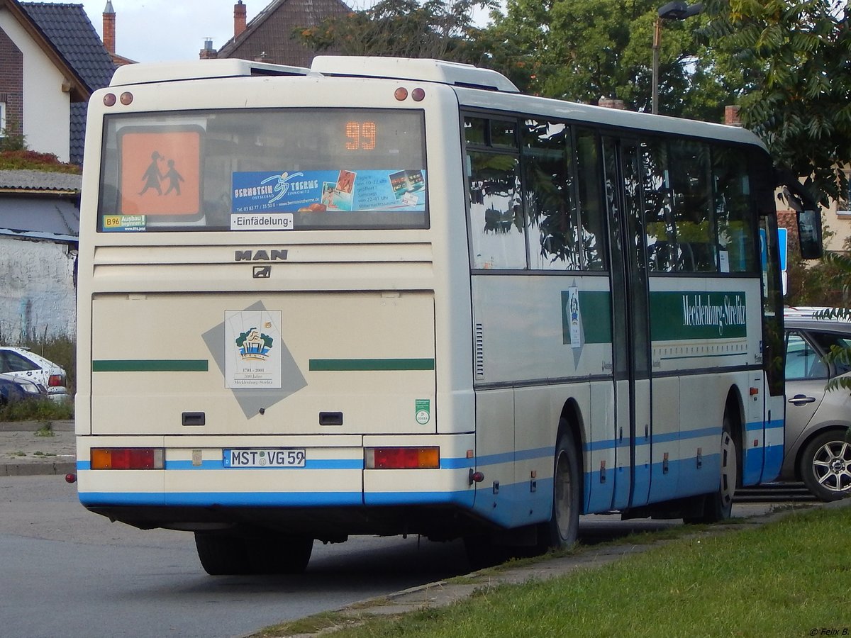 MAN ÜL 313 der MVVG in Neubrandenburg.