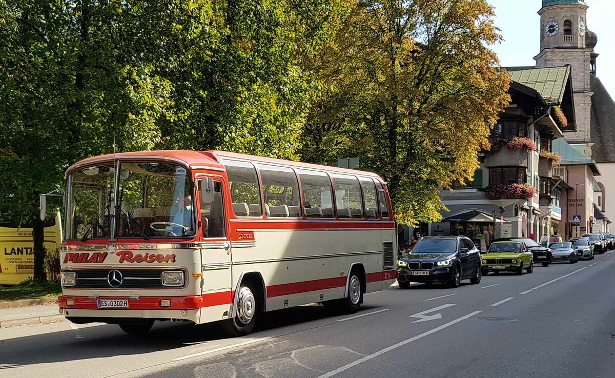 MB O 302 von PULAY-Reisen unterwegs in Berchtesgaden im September 2022