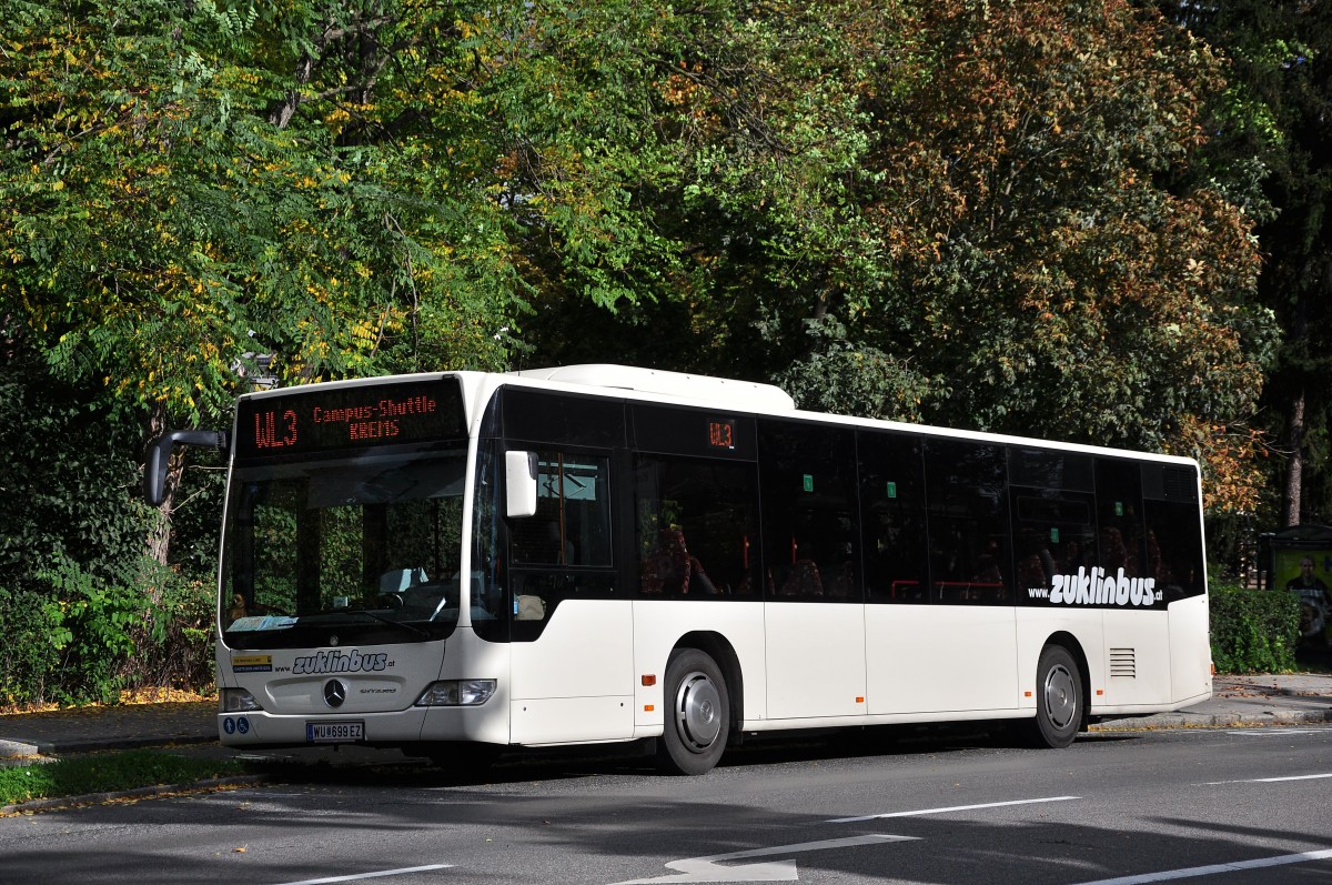 Mercedes Benz Citaro von Zuklinbus,Linienbus in Krems an der Donau,14.10.2014.