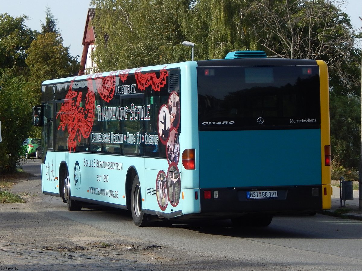 Mercedes Citaro I von B.B.-Reisen aus Deutschland in Burg Stargard.