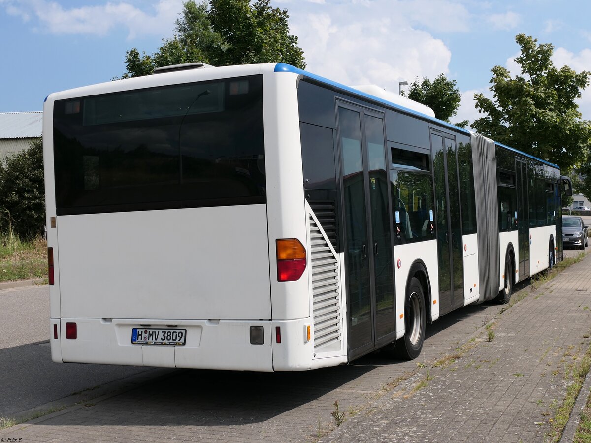 Mercedes Citaro I von Miabus aus Deutschland (exex Pinneberger Verkehrsgesellschaft, ex VHH PI-VG 650) im Gewerbegebiet Sassnitz.