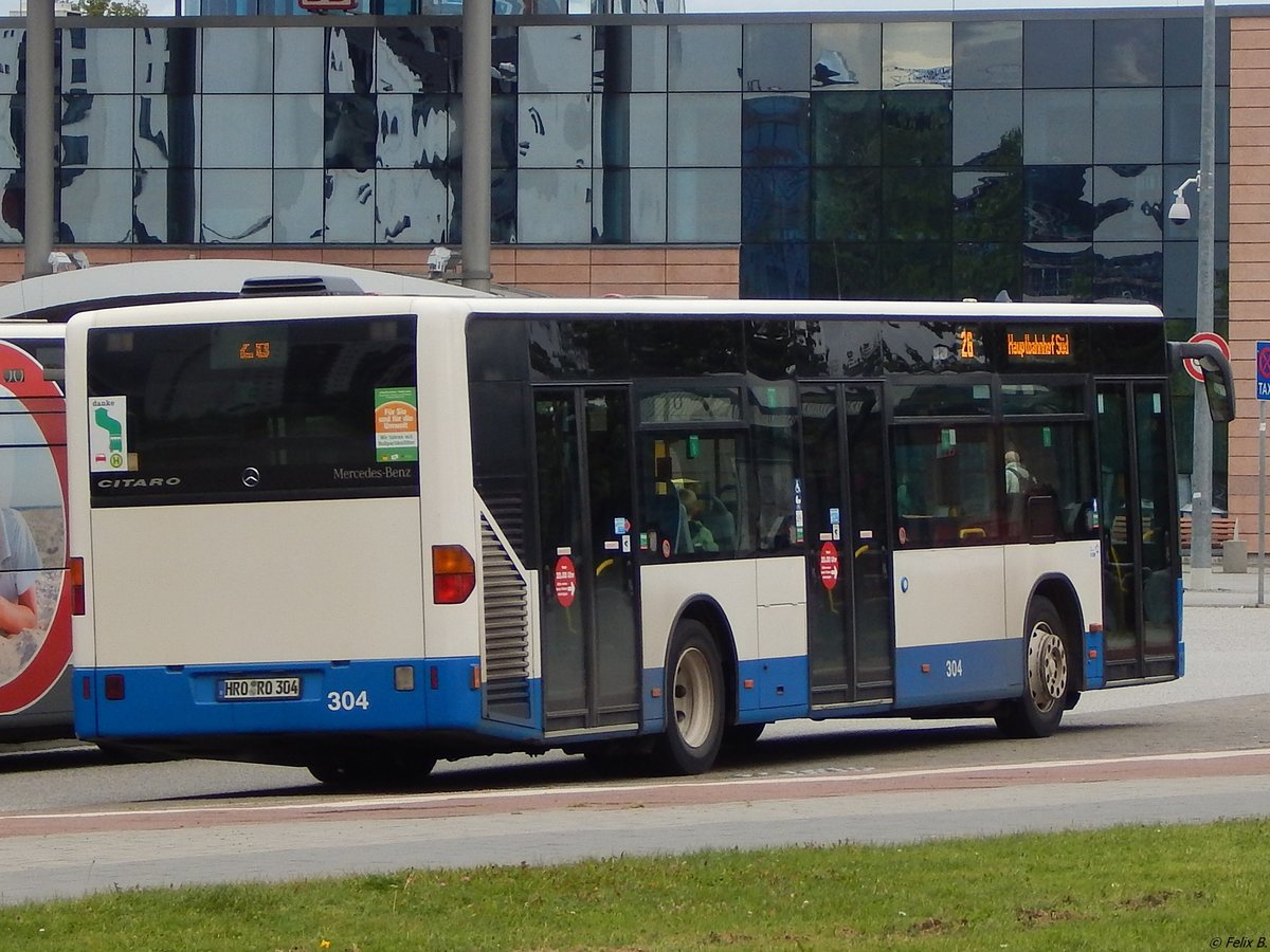 Mercedes Citaro I der Rostocker Straßenbahn AG in Rostock.