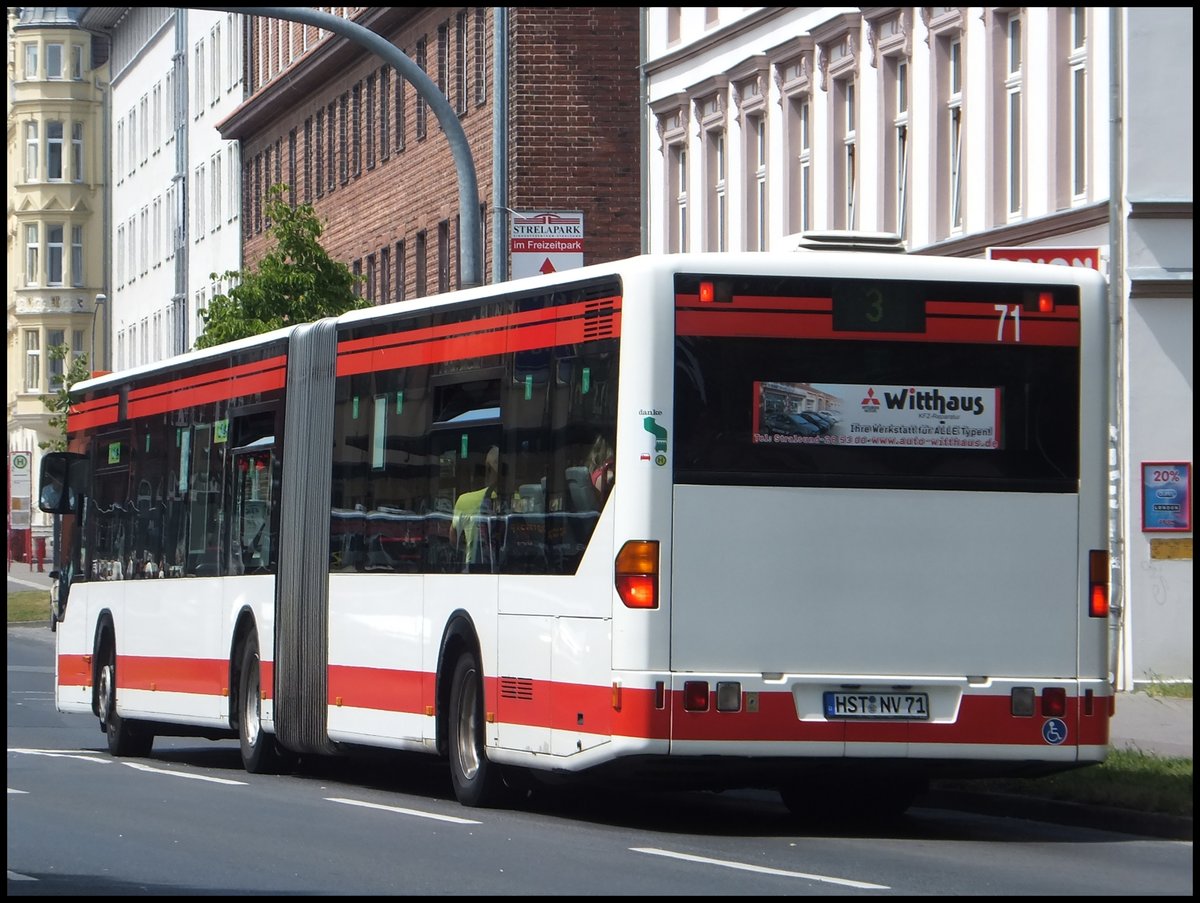 Mercedes Citaro I der Stadtwerke Stralsund in Stralsund.