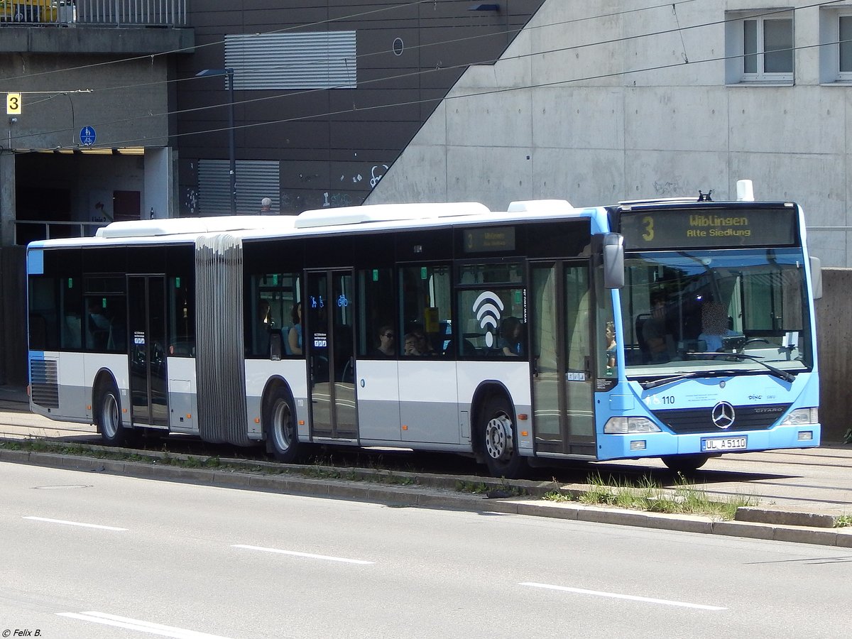 Mercedes Citaro I der SWU in Ulm.