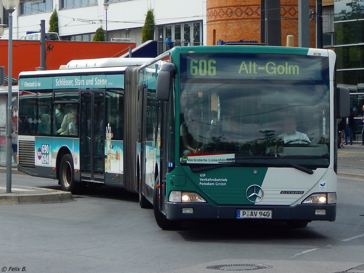 Mercedes Citaro I vom Verkehrsbetrieb Potsdam in Potsdam. 