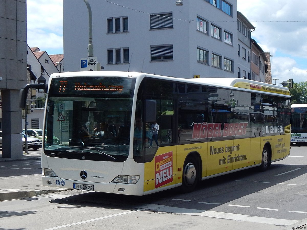 Mercedes Citaro II von Baur aus Deutschland in Ulm.