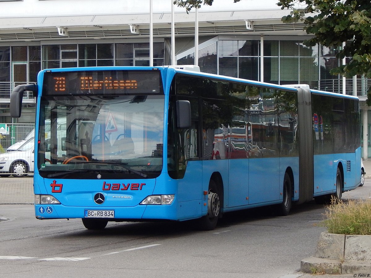 Mercedes Citaro II von Bayer-Reisen aus Deutschland in Ulm.