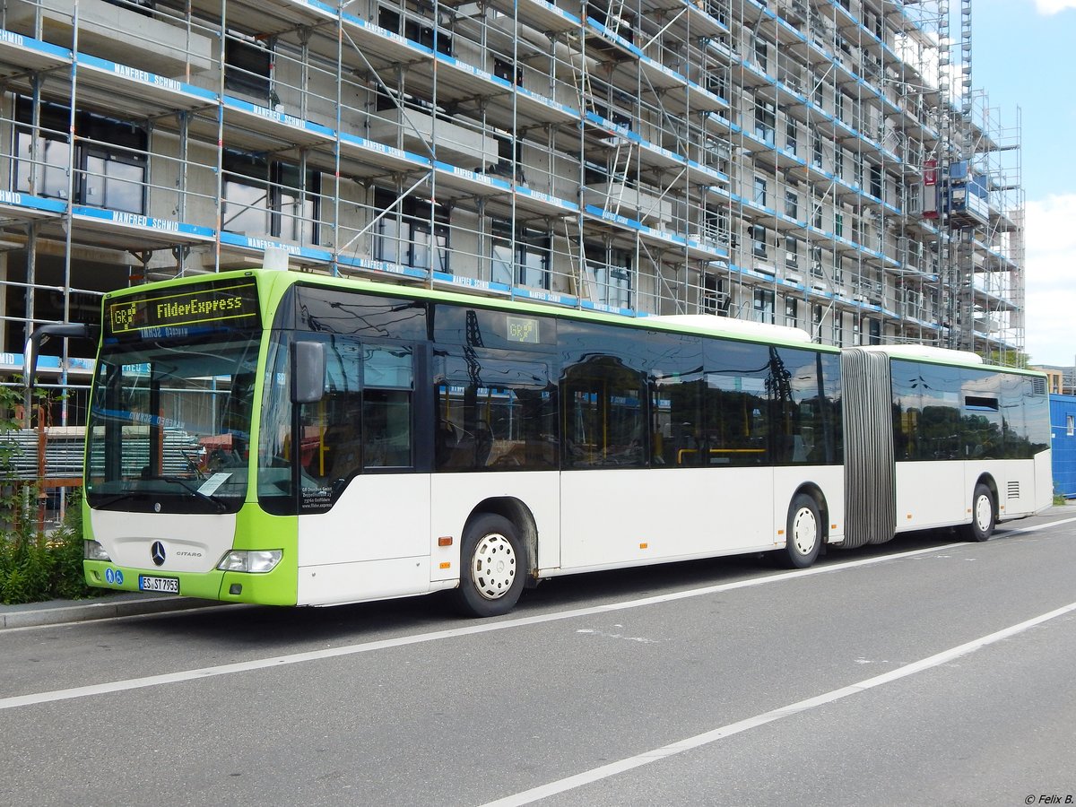 Mercedes Citaro II von GR Omnibus in Esslingen.