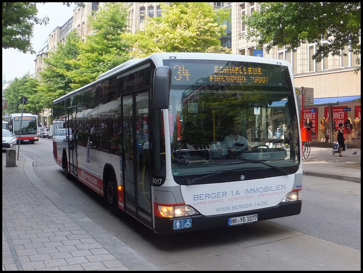 Mercedes Citaro II der Hamburger Hochbahn AG in Hamburg.