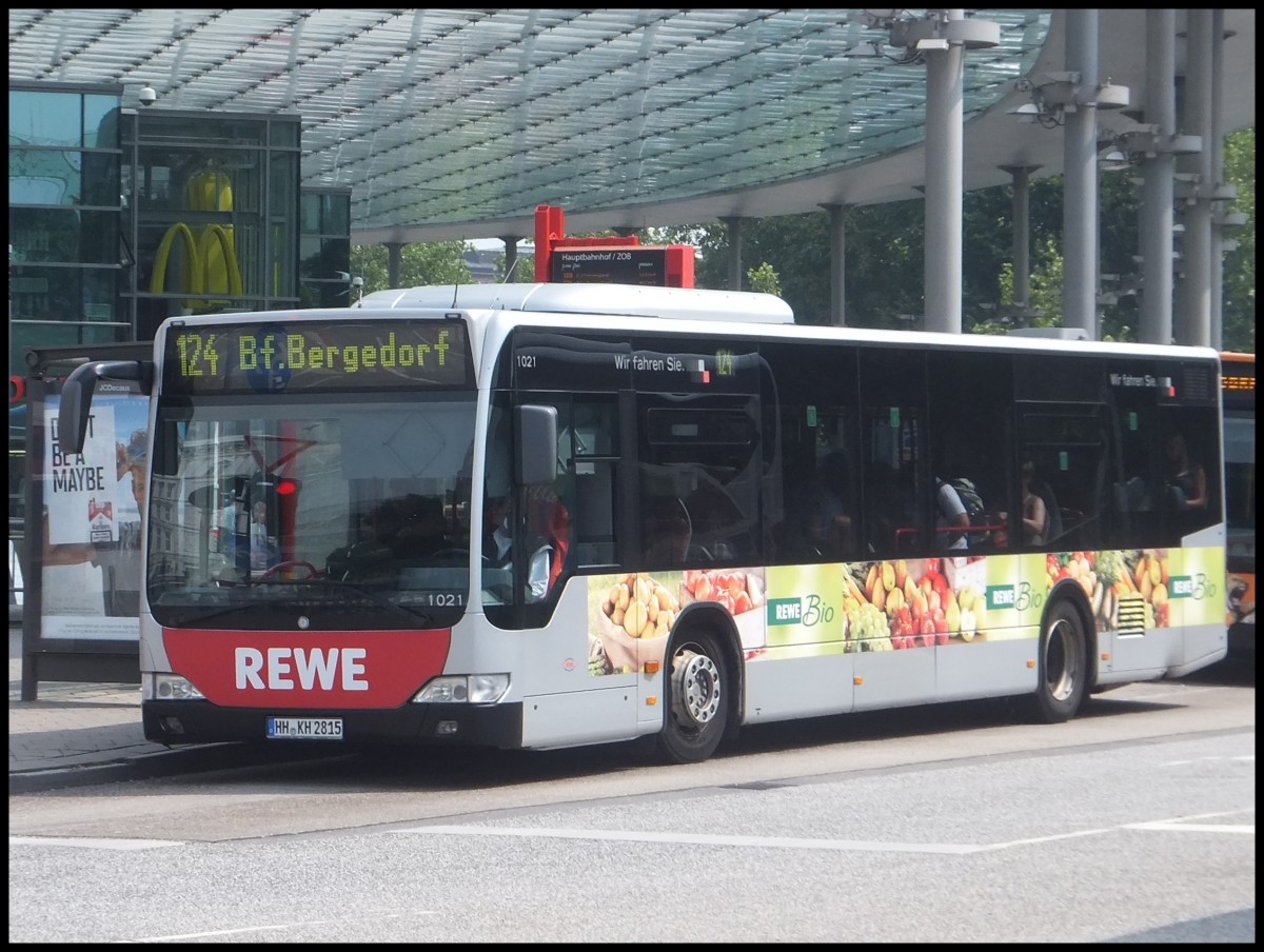 Mercedes Citaro II der Hamburger Hochbahn AG in Hamburg.