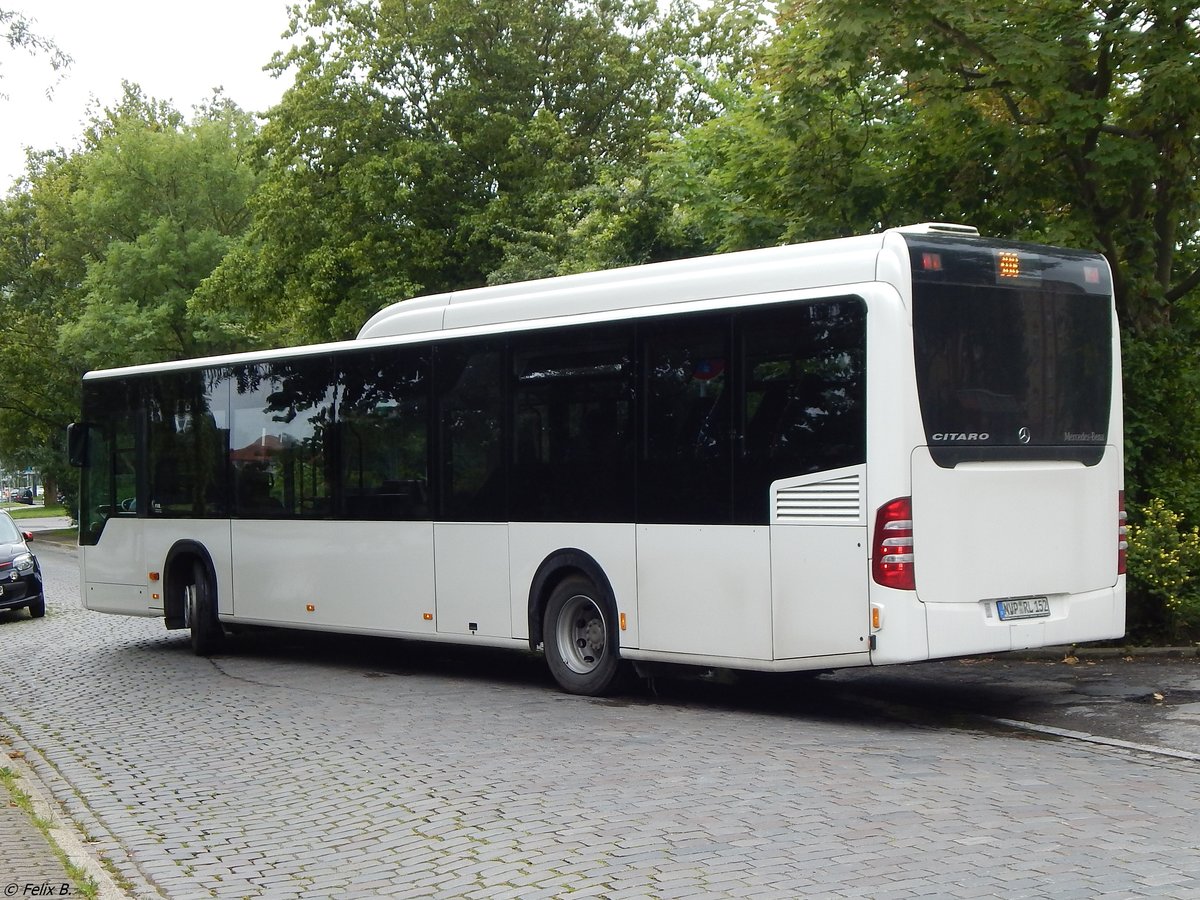 Mercedes Citaro II LE Ü der VVR in Stralsund.