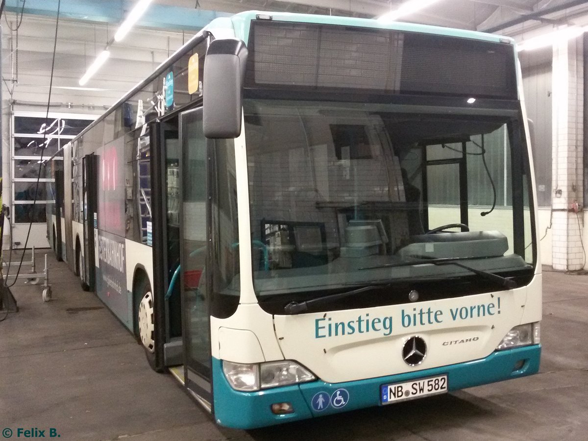 Mercedes Citaro II der Neubrandenburger Verkehrsbetriebe in Neubrandenburg.