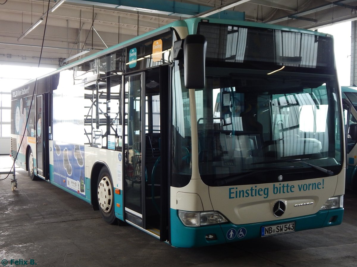 Mercedes Citaro II der Neubrandenburger Verkehrsbetriebe in Neubrandenburg. 