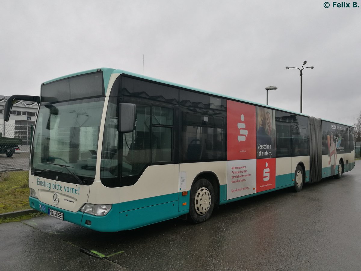 Mercedes Citaro II der Neubrandenburger Verkehrsbetriebe in Neubrandenburg.