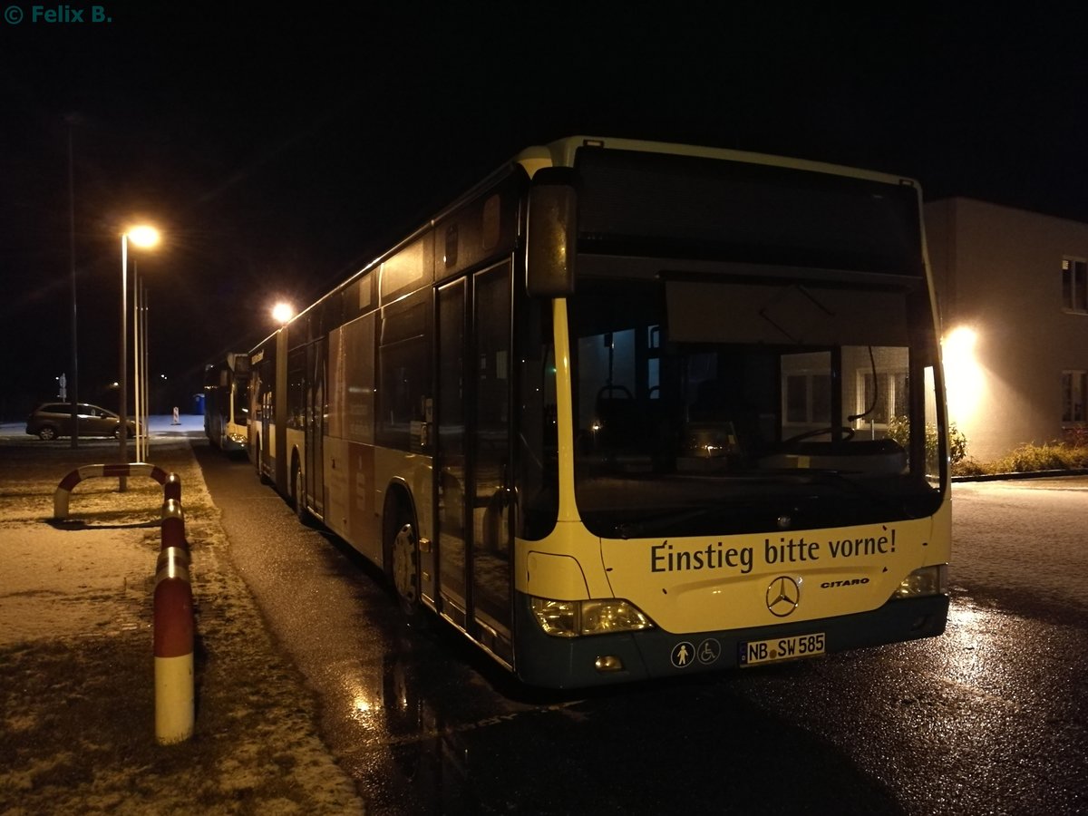 Mercedes Citaro II der Neubrandenburger Verkehrsbetriebe in Neubrandenburg.