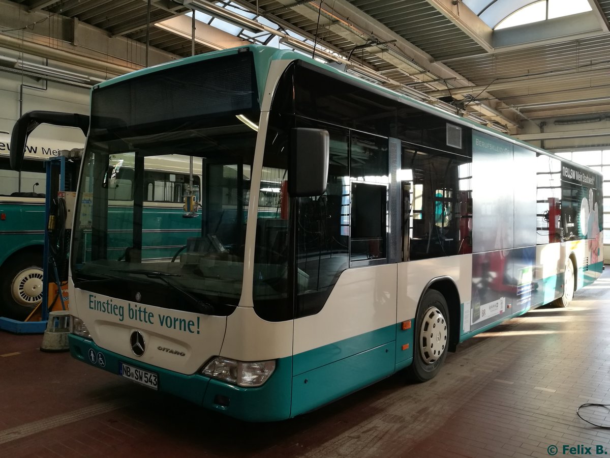 Mercedes Citaro II der Neubrandenburger Verkehrsbetriebe in Neubrandenburg.