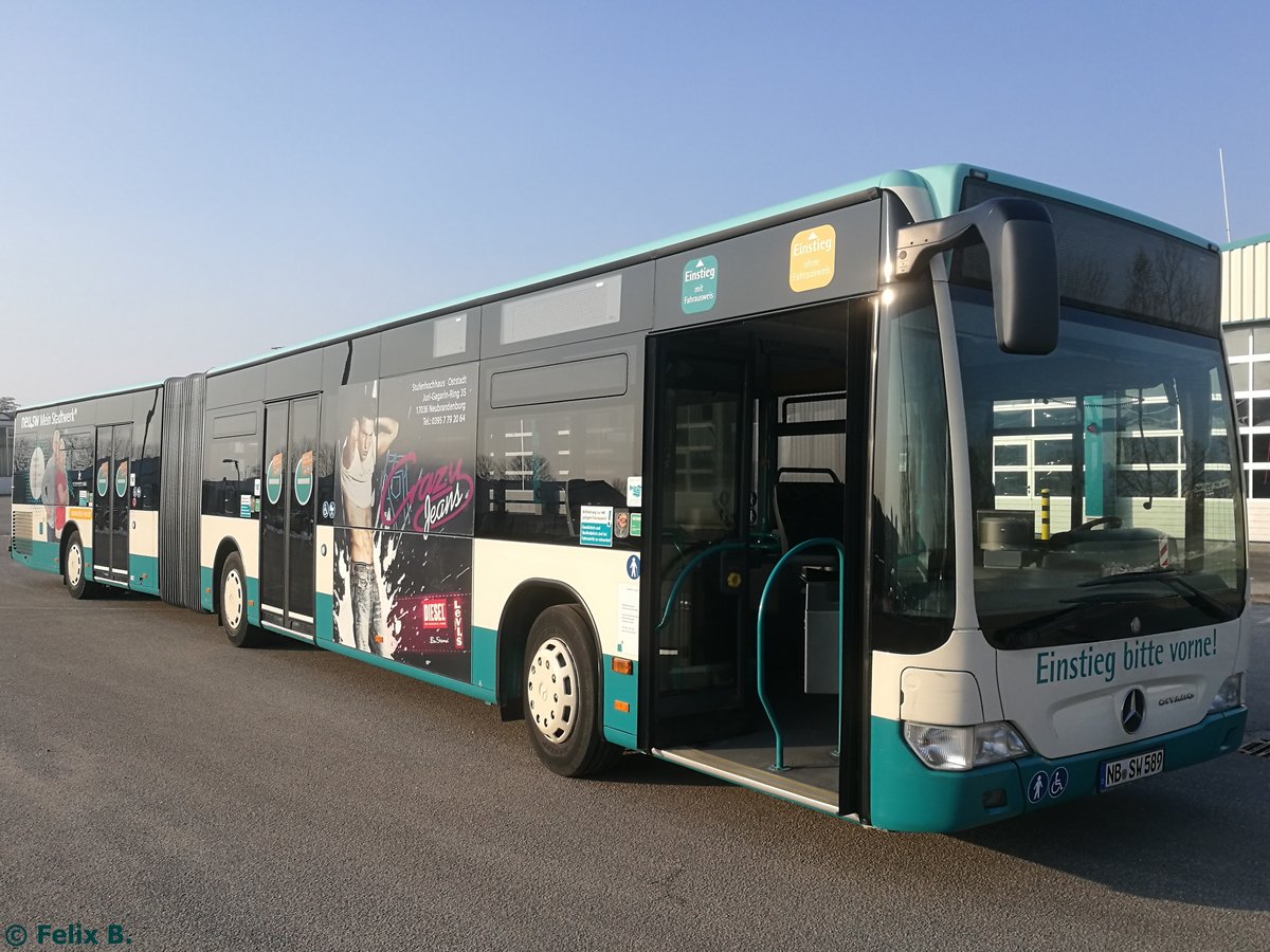 Mercedes Citaro II der Neubrandenburger Verkehrsbetriebe in Neubrandenburg.