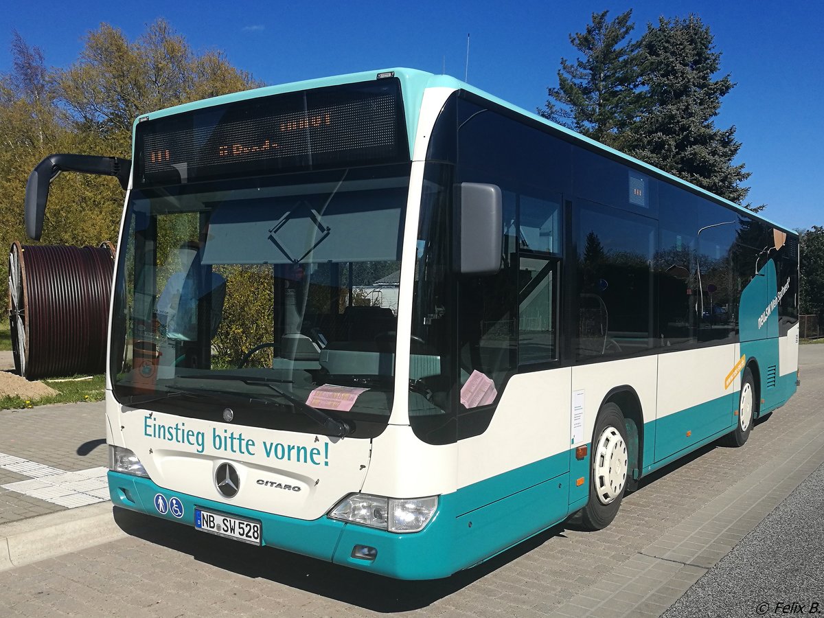 Mercedes Citaro II der Neubrandenburger Verkehrsbetriebe in Neubrandenburg.