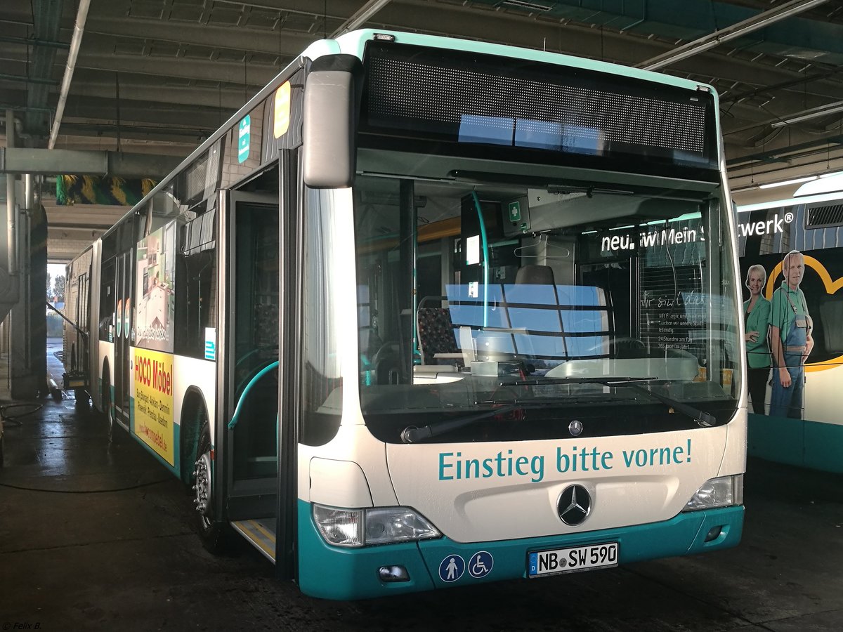 Mercedes Citaro II der Neubrandenburger Verkehrsbetriebe in Neubrandenburg.