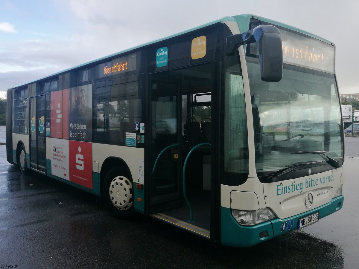 Mercedes Citaro II der Neubrandenburger Verkehrsbetriebe in Neubrandenburg.